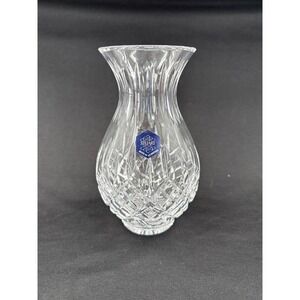 Stuart Shaftesbury‎ Crystal Vase Elegant Cut Glass British Made
